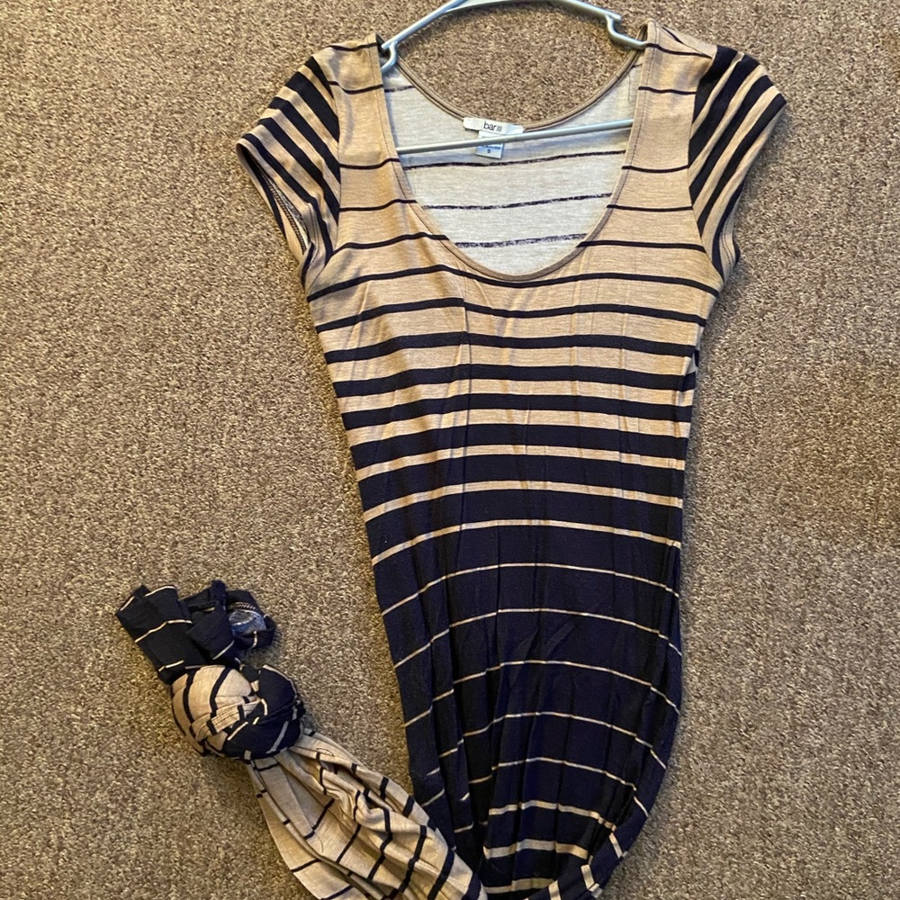 Maxi Dress with Stripes